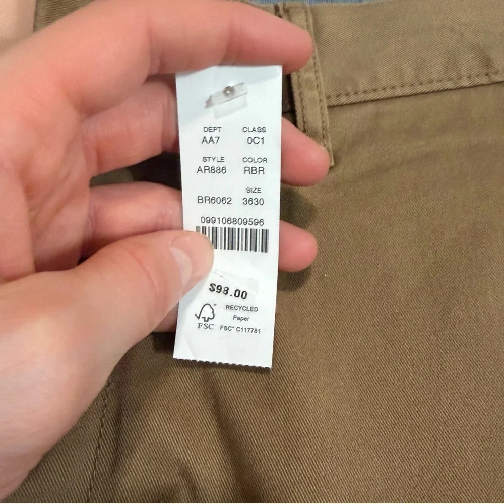 J crew river brown 770™ Straight-fit stretch chino pant